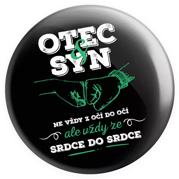 Placka Otec a syn, ze srdce do srdce