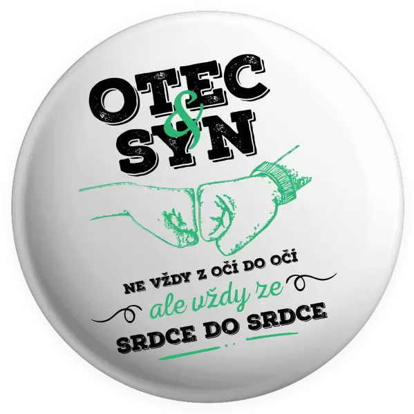 Placka Otec a syn, ze srdce do srdce