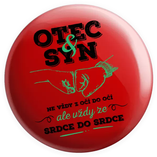 Placka Otec a syn, ze srdce do srdce