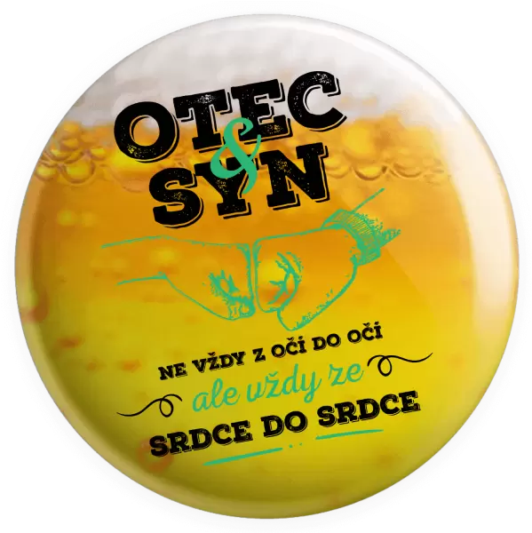 Placka Otec a syn, ze srdce do srdce