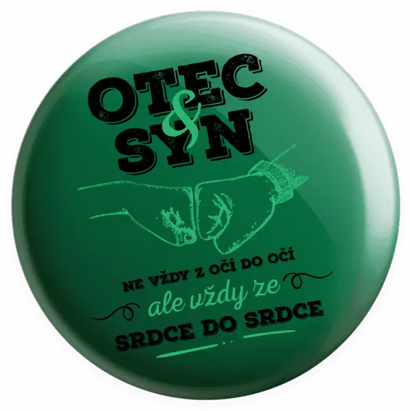 Placka Otec a syn, ze srdce do srdce