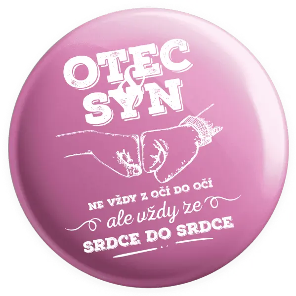 Placka Otec a syn, ze srdce do srdce