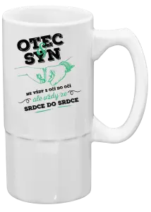 Půllitr Otec a syn, ze srdce do srdce