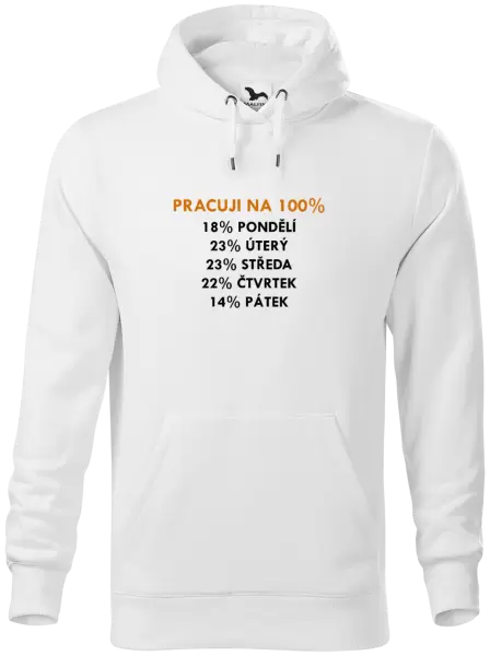 Pánská mikina Pracuji na 100%