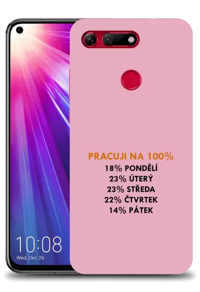 Kryt Honor View 20 Pracuji na 100%