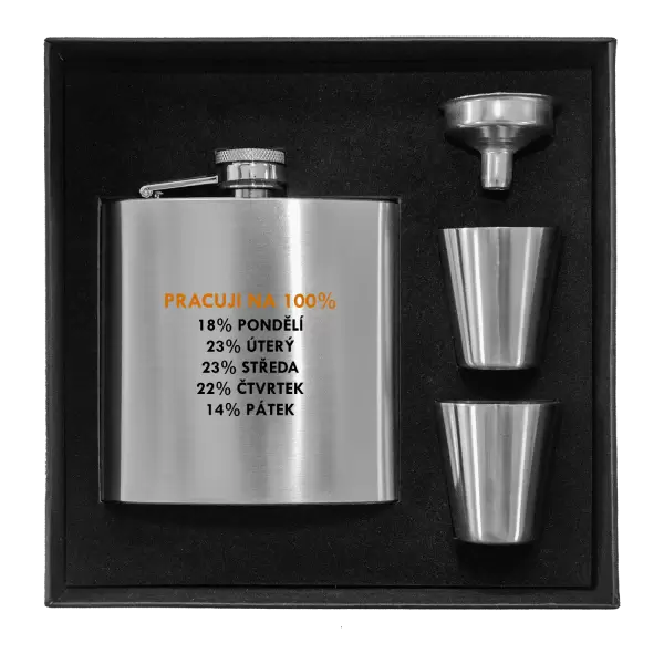 Placatka v krabičce Pracuji na 100%