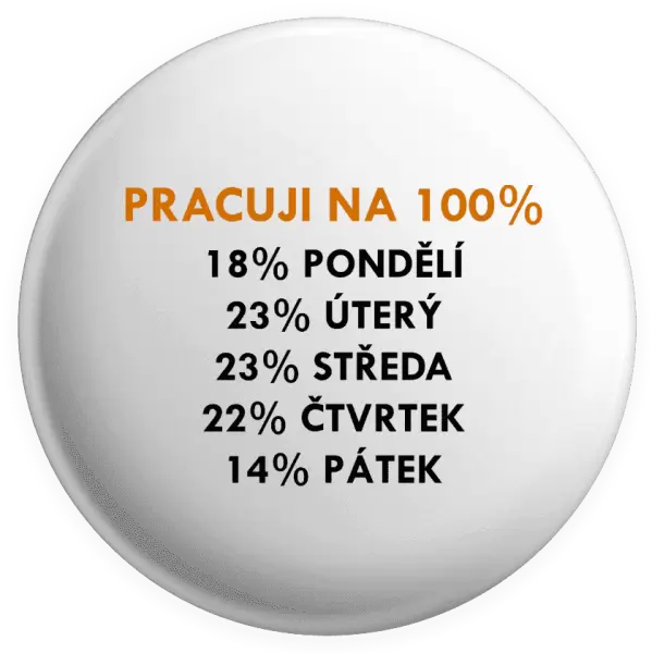 Placka Pracuji na 100%