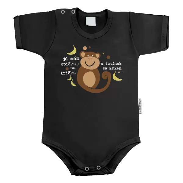 Dětské body Mám opičku na tričku