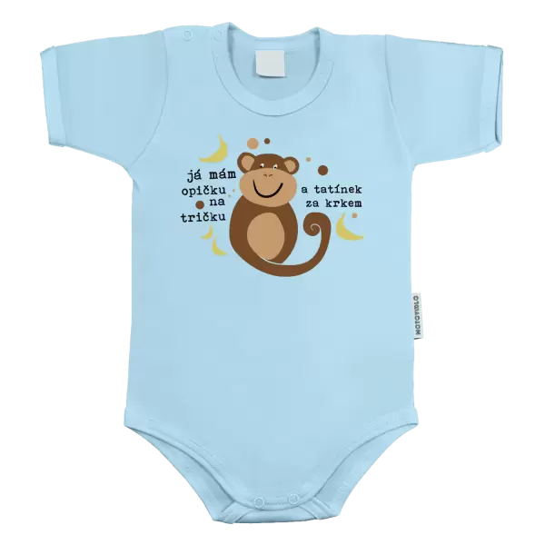 Dětské body Mám opičku na tričku