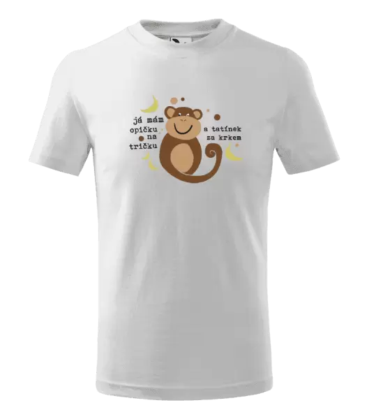 Dětské tričko Mám opičku na tričku