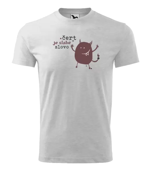 Dětské tričko Čert je slabé slovo