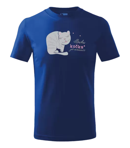 Dětské tričko Budu kočka po mamince