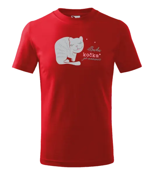 Dětské tričko Budu kočka po mamince