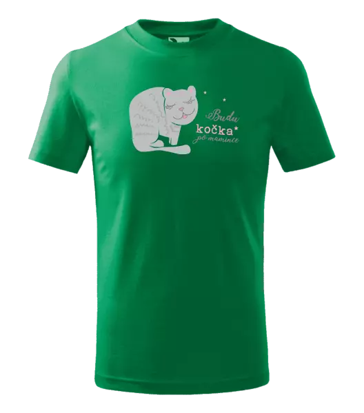 Dětské tričko Budu kočka po mamince