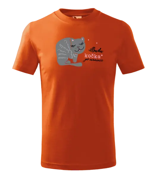 Dětské tričko Budu kočka po mamince