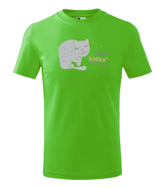 Dětské tričko Budu kočka po mamince