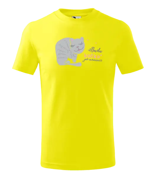 Dětské tričko Budu kočka po mamince