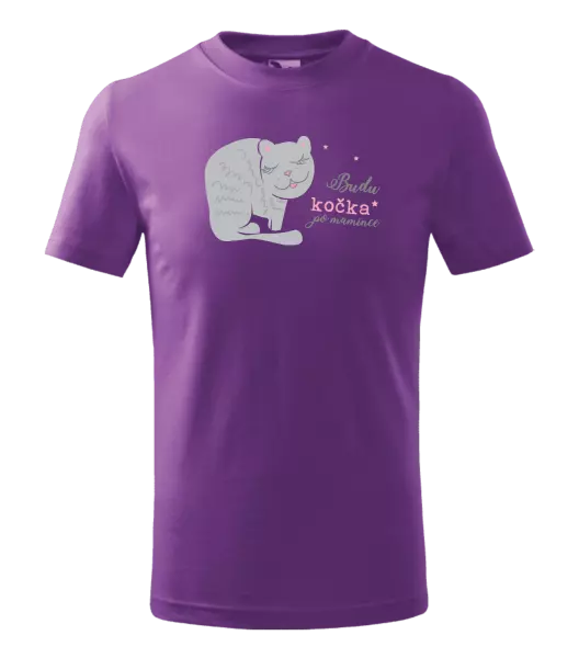 Dětské tričko Budu kočka po mamince