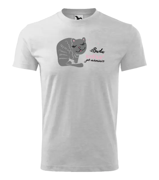 Dětské tričko Budu kočka po mamince