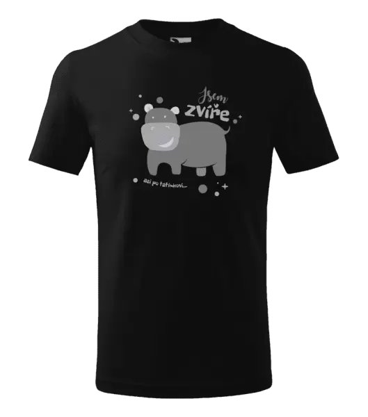 Dětské tričko Jsem zvíře po tatínkovi