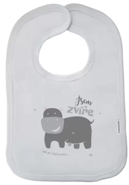 Dětský bryndák Jsem zvíře po tatínkovi