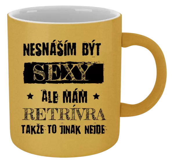 Metalický hrnek Nesnáším být sexy, ale mám...