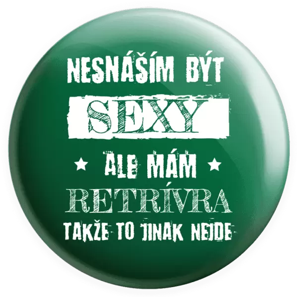 Placka Nesnáším být sexy, ale mám...