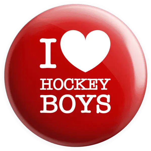 Placka I love hockey boys