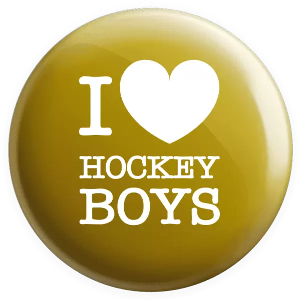 Placka I love hockey boys