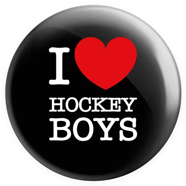 Placka I love hockey boys