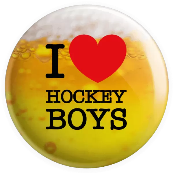 Placka I love hockey boys