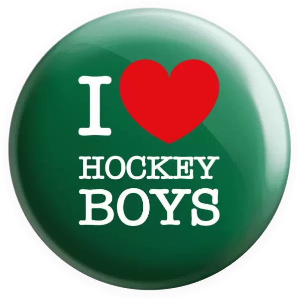 Placka I love hockey boys