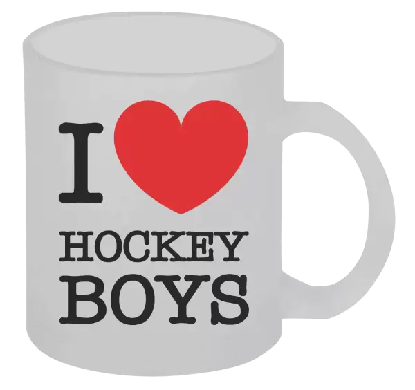 Hrnek I love hockey boys