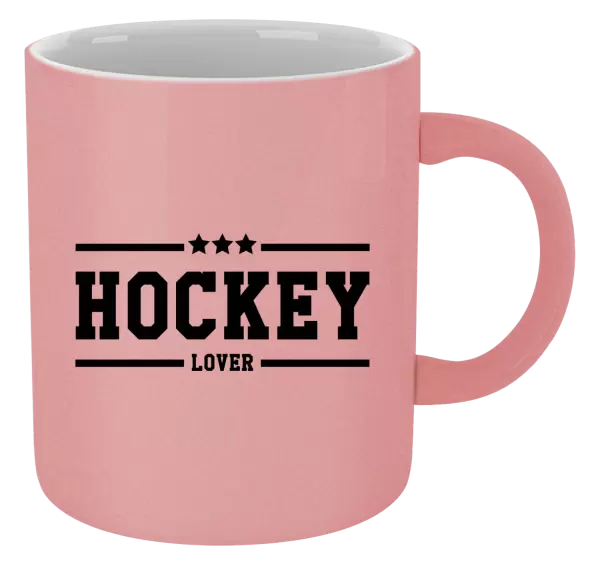 Metalický hrnek Hockey lover