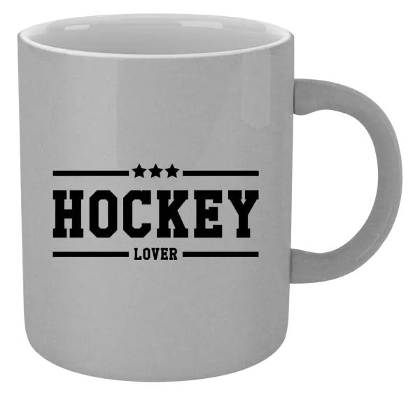 Metalický hrnek Hockey lover