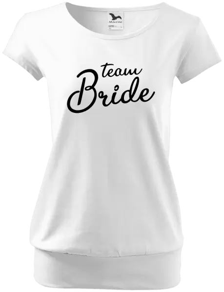 Dámské tričko Team bride - nápis