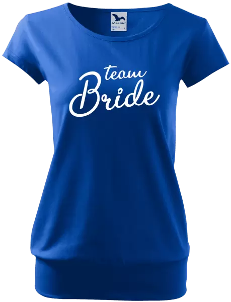 Dámské tričko Team bride - nápis