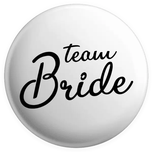 Placka Team bride - nápis