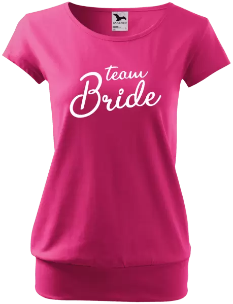 Dámské tričko Team bride - nápis