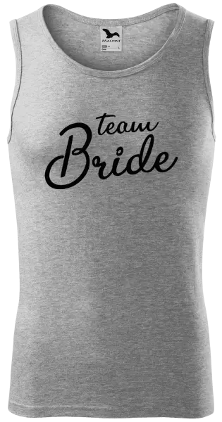 Pánské tílko Team bride - nápis