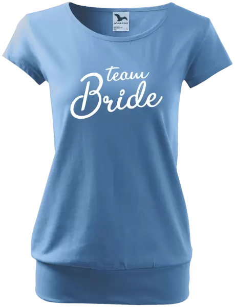 Dámské tričko Team bride - nápis