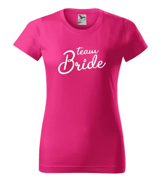 Dámské tričko Team bride - nápis