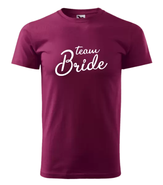 Pánské tričko Team bride - nápis