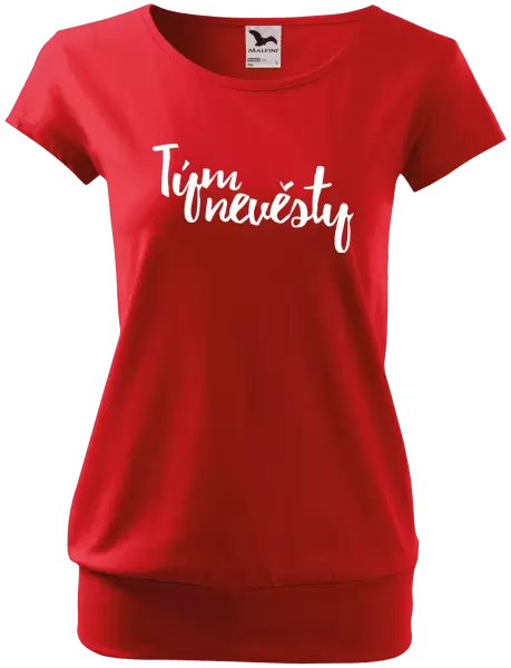 Dámské tričko Tým nevěsty - nápis 2