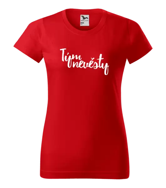 Dámské tričko Tým nevěsty - nápis 2