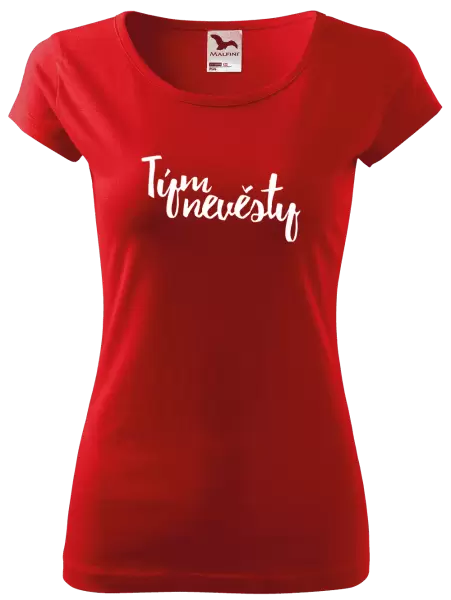 Dámské tričko Tým nevěsty - nápis 2