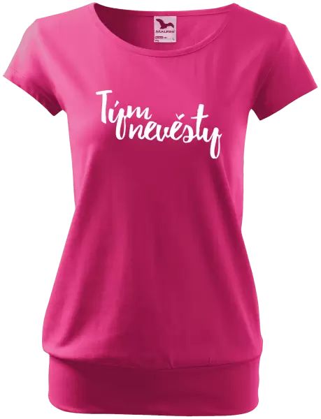 Dámské tričko Tým nevěsty - nápis 2