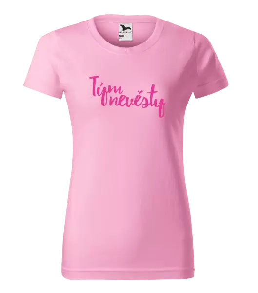 Dámské tričko Tým nevěsty - nápis 2