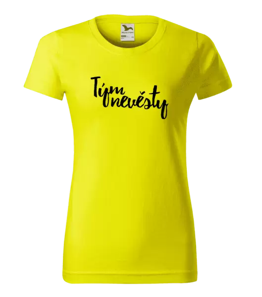 Dámské tričko Tým nevěsty - nápis 2