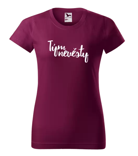 Dámské tričko Tým nevěsty - nápis 2